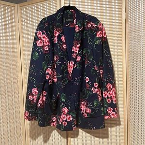 Bold Floral Blazer